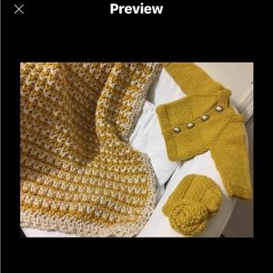 Baby blanket handmade